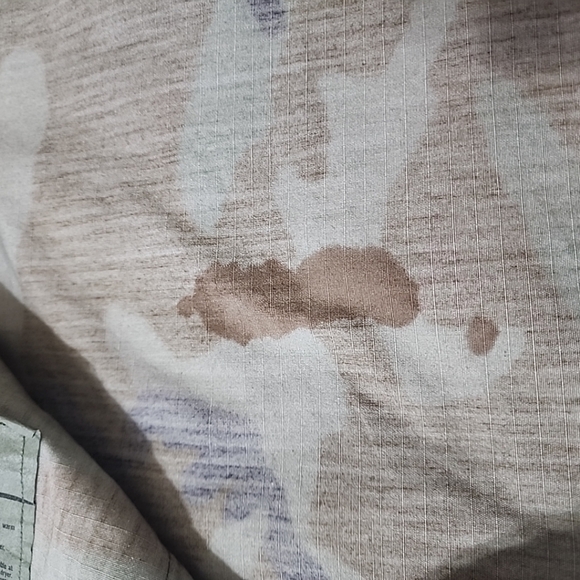 Air Force Issued Top Men Small Short Woodland Camo Button Up Shirt Long Sleeve - Picture 9 of 13